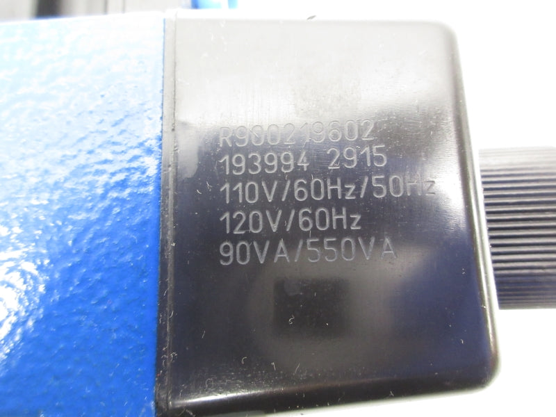 REXROTH 4WE10J40/CW110N9DA/V R978908908 110/120V NSNP