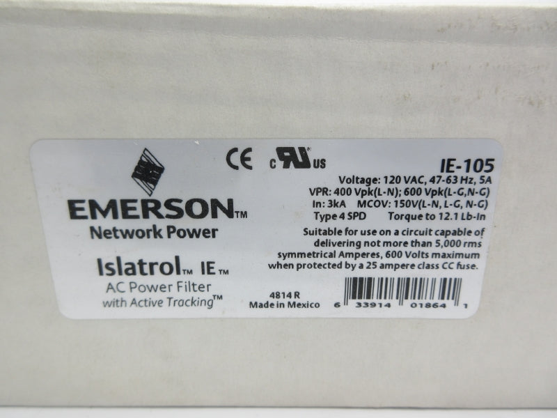 EMERSON IE-105 120VAC 5A NSMP