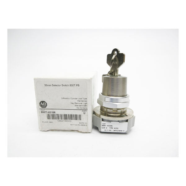ALLEN BRADLEY 800T-H3106 SER. U (WH) NSMP