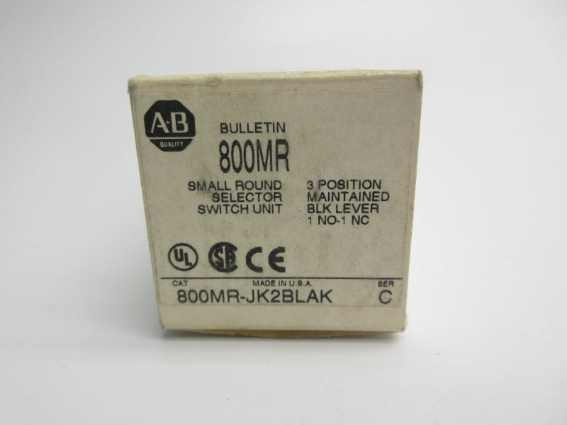 ALLEN BRADLEY 800MR-JK2BLAK SER. C (WH) NSMP