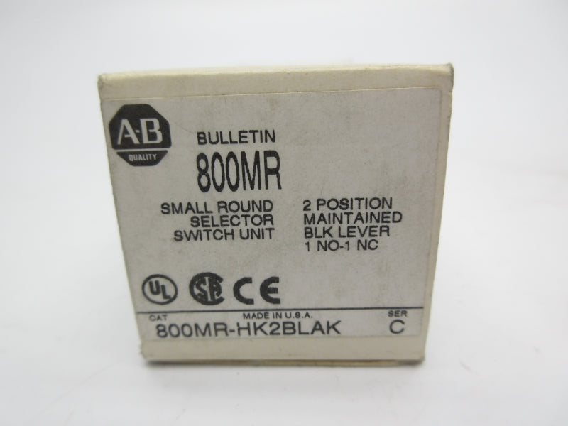 ALLEN BRADLEY 800MR-HK2BLAK SER. C (WH) NSMP