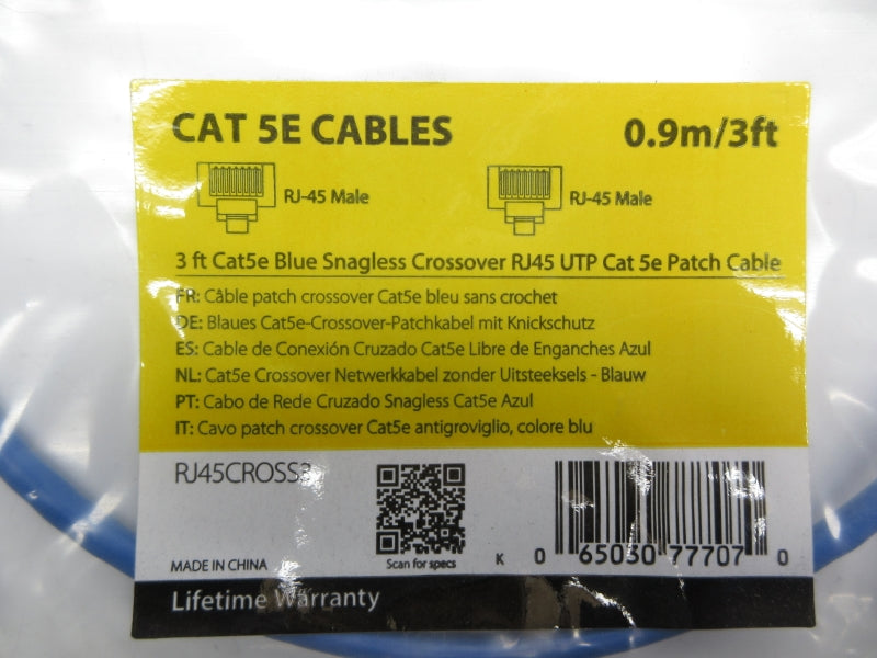 STARTECH RJ45CROSS3 0.9M/3FT NSMP