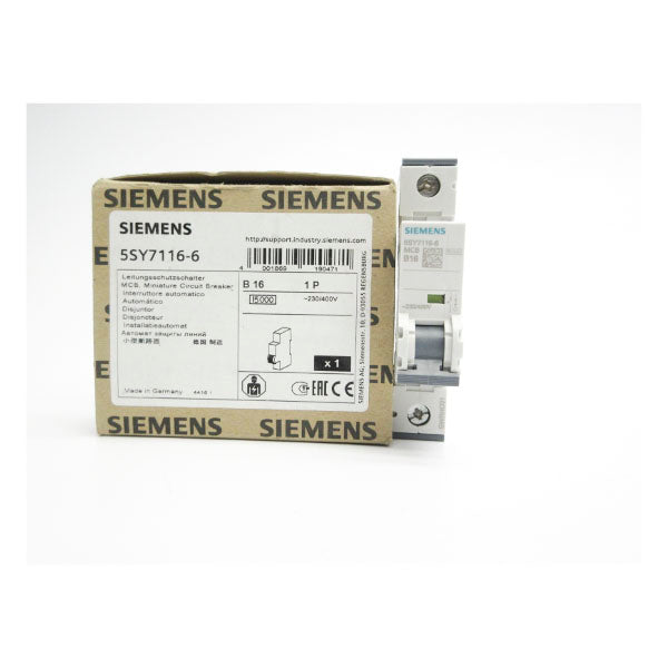 SIEMENS 5SY7116-6 230/400V 16A NSMP