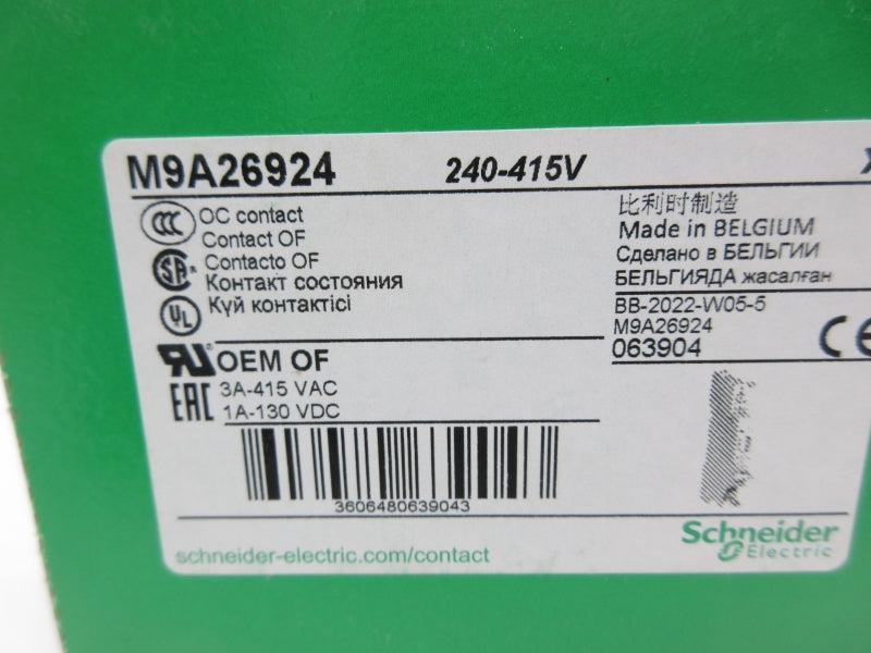 SCHNEIDER ELECTRIC M9A26924 240-415V 3A NSMP