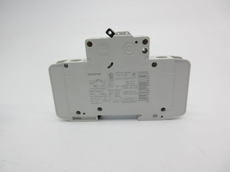 EATON FAZ-B15/1/NA 277VAC 15A (PKG OF 2) NSMP