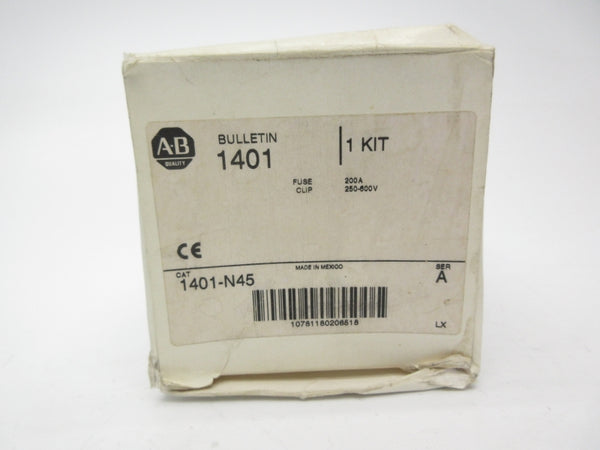 ALLEN BRADLEY 1401-N45 SER. A 250-600V 200A (WH) NSMP