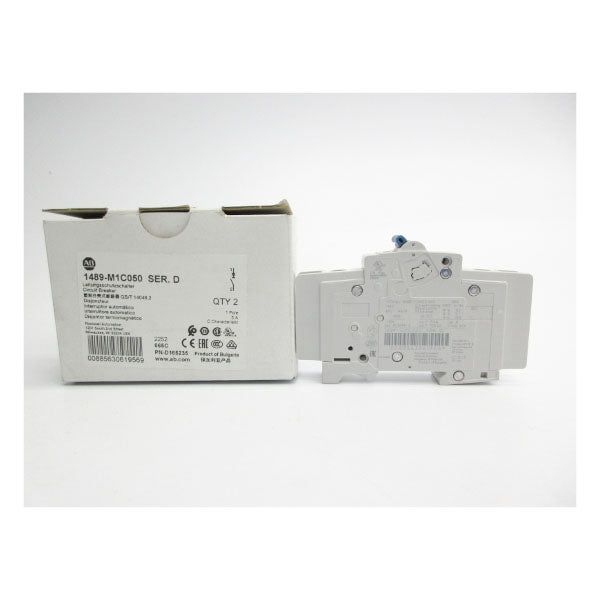 ALLEN BRADLEY 1489-M1C050 SER. D 277V 5A (PKG OF 2) NSMP