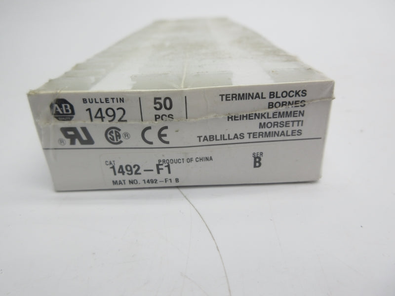 ALLEN BRADLEY 1492-F1 SER. B (PKG OF 50) NSMP