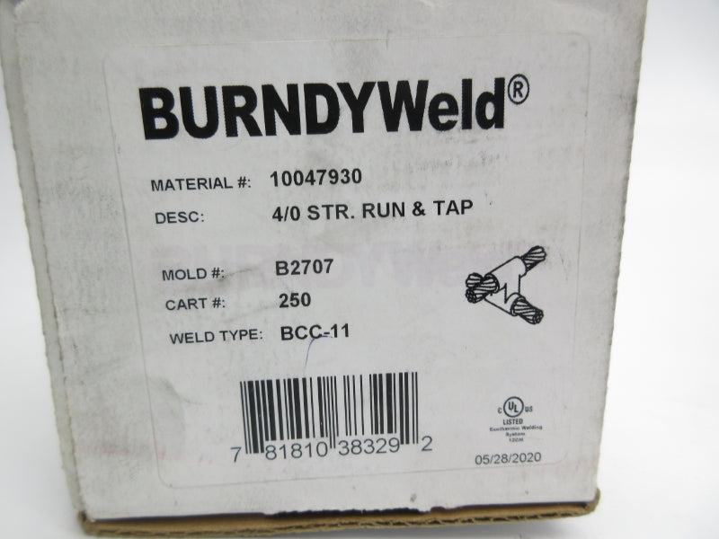 BURNDY WELD B2707 BCC-11 NSMP