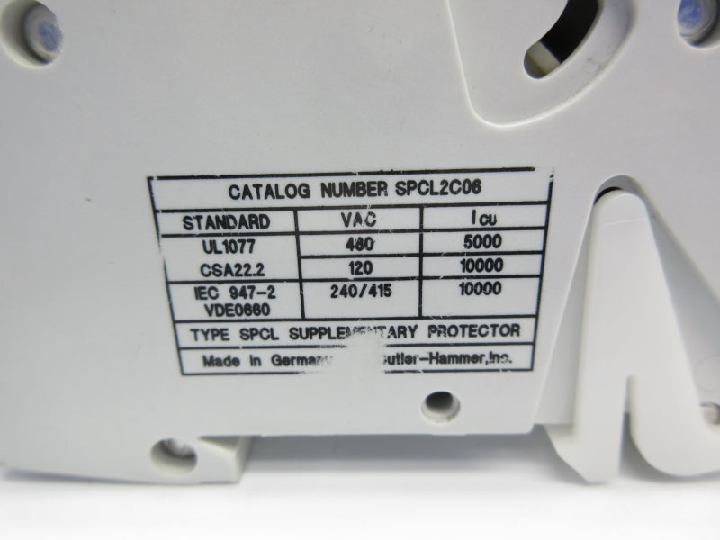 CUTLER HAMMER SPCL2C08 480VAC NSNP