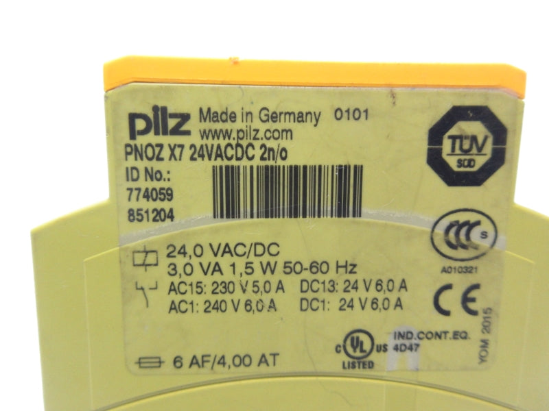 PILZ PNOZX724VACDC2N/O 774059 24VAC/DC NSNP