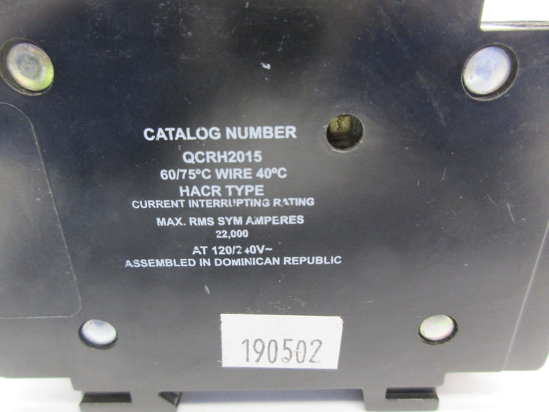 EATON QCRH2015 120/240V 15A NSNP