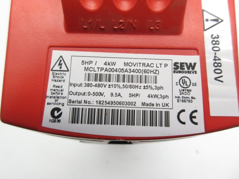 SEW MCLTPA00405A3400 380-480V NSNP