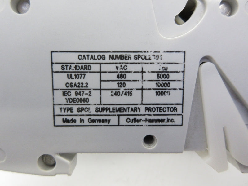CUTLER HAMMER SPCL2C04 480VAC 4A NSNP