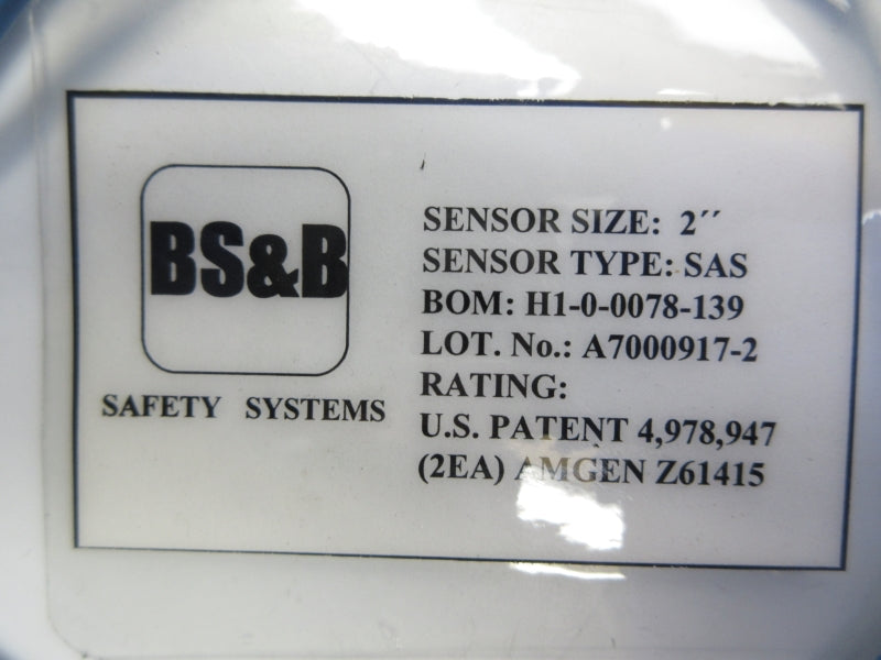 BS&B H1-0-0078-139 2" NSNP