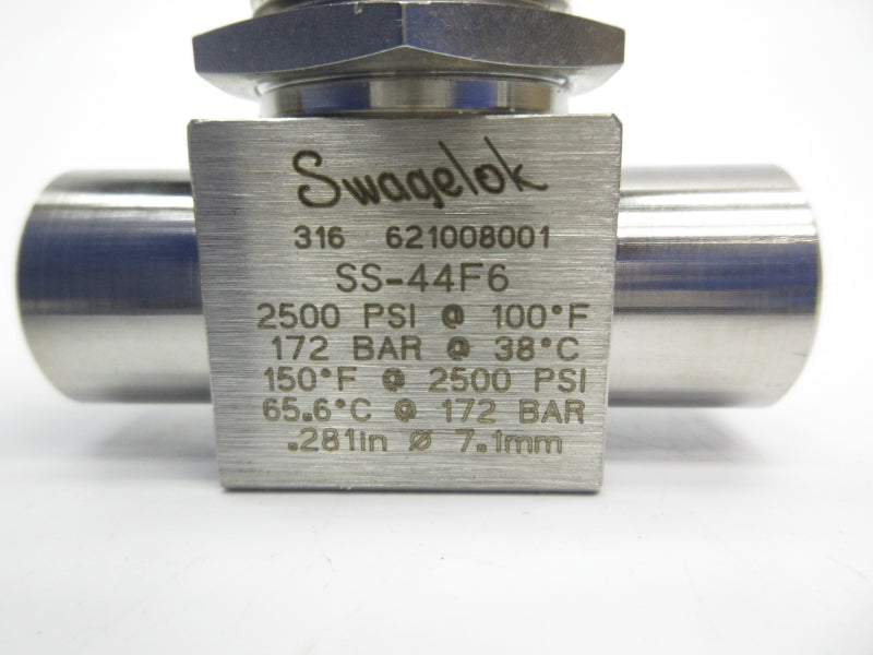 SWAGELOK SS-44F6 2500PSI NSNP