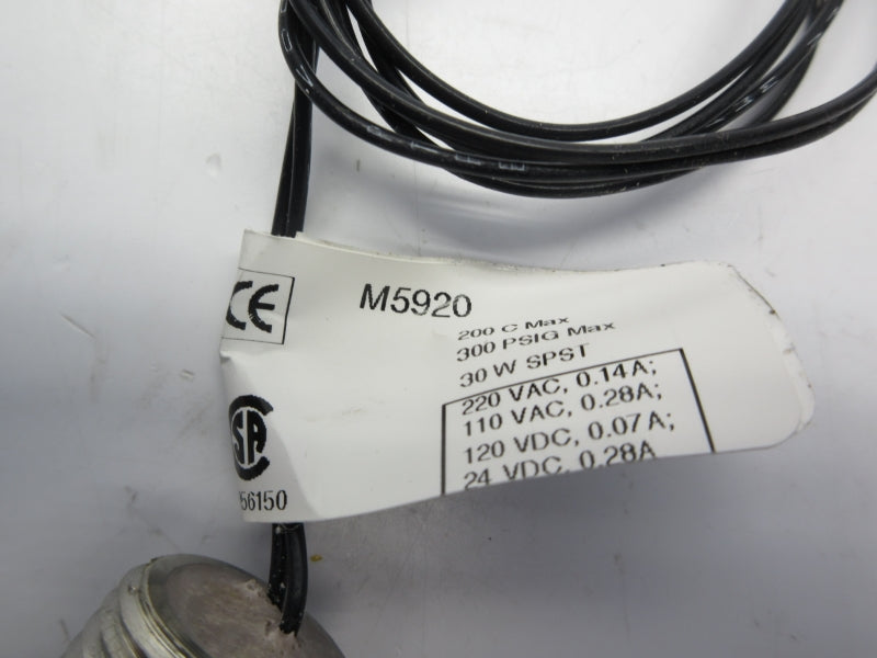 MADISON M5920 220VAC 0.14A 300PSI NSNP