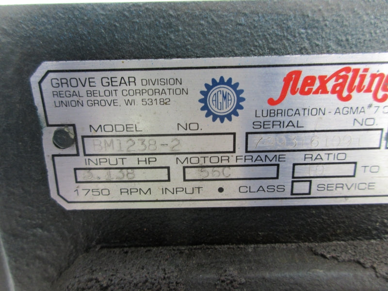 GROVE GEAR BM1238-2 UNMP