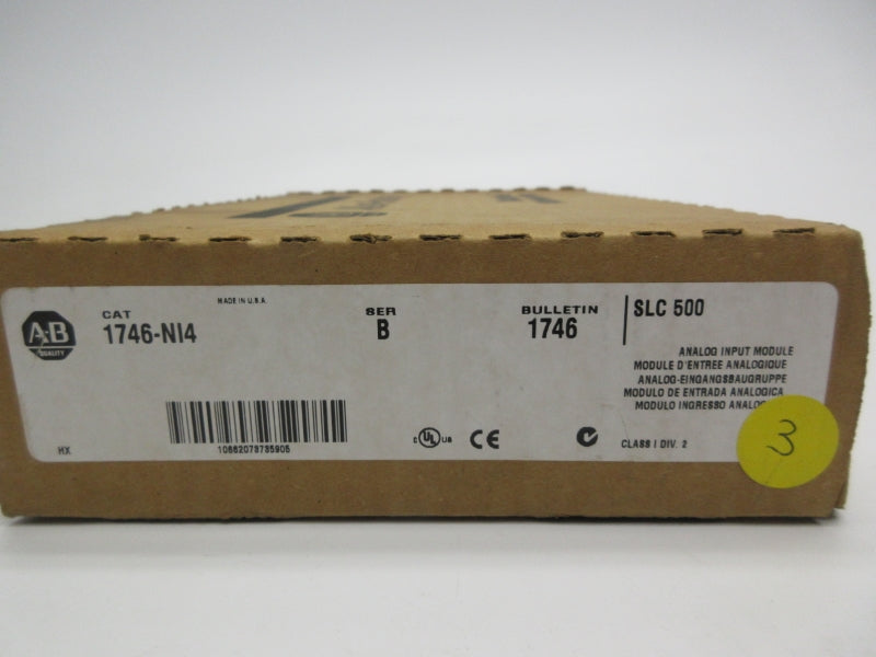 ALLEN BRADLEY 1746-NI4 SER. B 10VDC NSMP