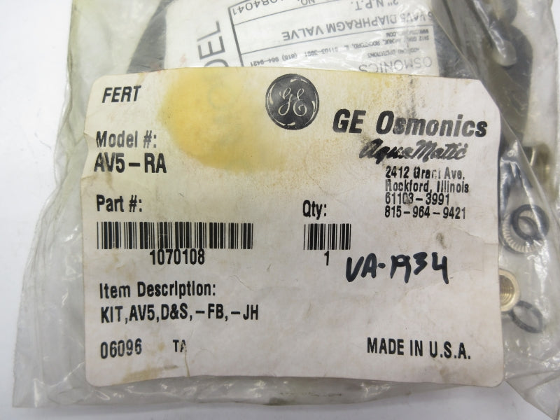 GENERAL ELECTRIC AV5-RA NSMP