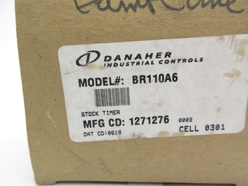 DANAHER CONTROLS BR110A6 125-250VAC 10A 0-60M NSMP
