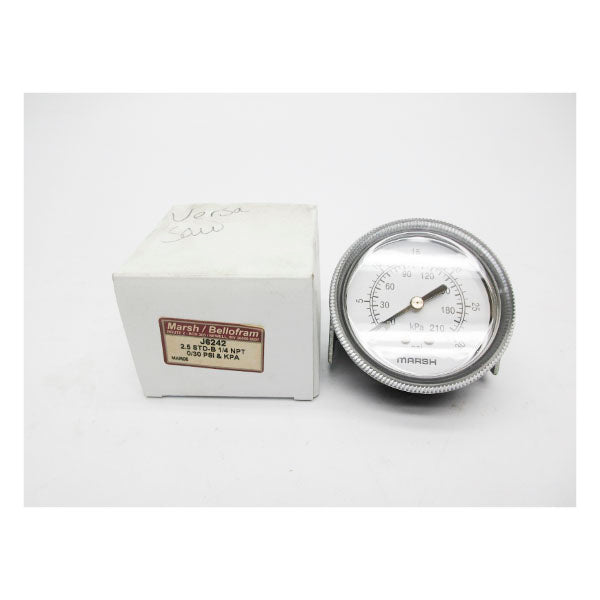 MARSH/BELLOFRAM J6242 0-30PSI 1/4" NSMP