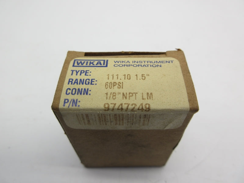 WIKA 9747249 0-60PSI 1/8" NSMP