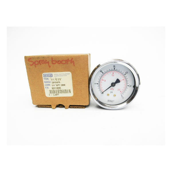 WIKA 9311895 0-30PSI 1/4" NSMP