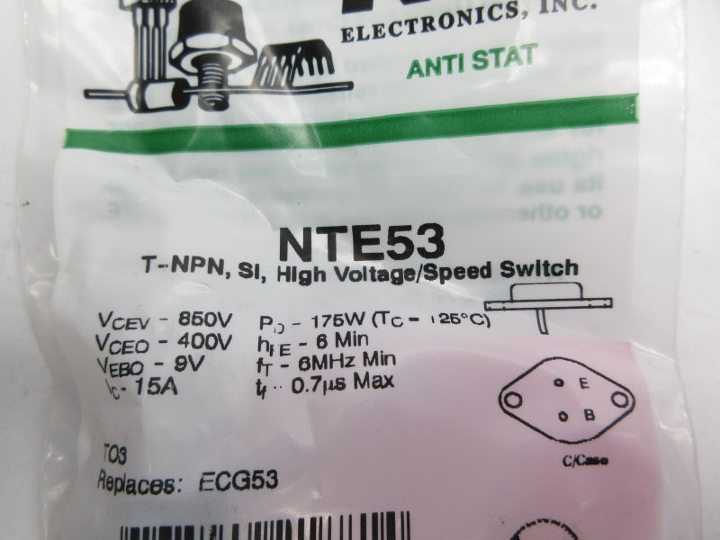NTE NTE53 850V 15A NSMP