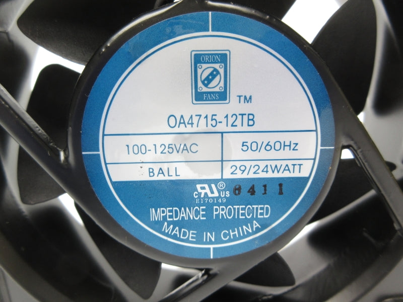 ORION FANS OA4715-12TB 100-125VAC NSNP
