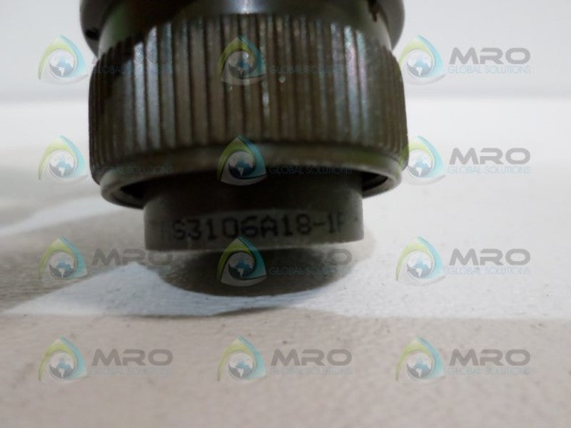 AMPHENOL MS3106A18-1P CIRCULAR CONNECTOR PLUG  NSNP