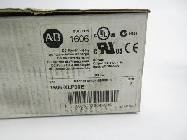 ALLEN BRADLEY 1606-XLP30E SER. A 100-240VAC 1.3A NSMP