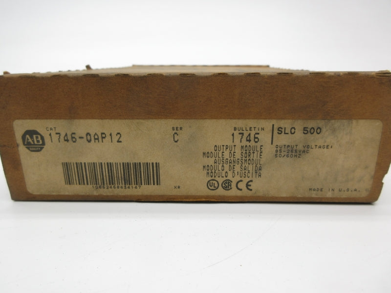 ALLEN BRADLEY 1746-OAP12 SER. C 85-265VAC NSMP