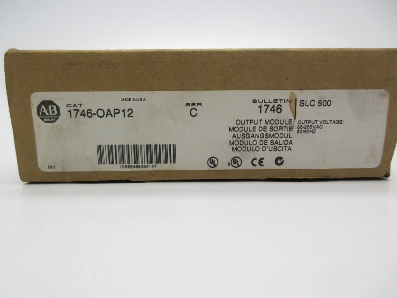 ALLEN BRADLEY 1746-OAP12 SER. C 85-265VAC NSFS