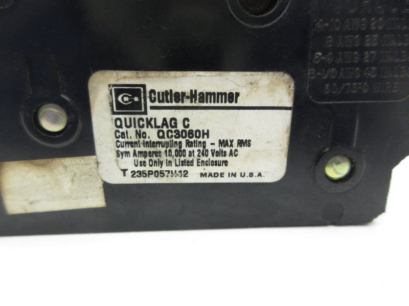 CUTLER HAMMER QC3060H 240VAC 60A NSNP