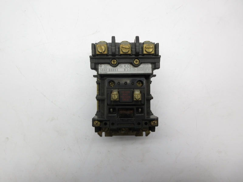 ALLEN BRADLEY 500F-BOD93 SER. B 110/115-120V 27A (AS PICTURED) UNMP