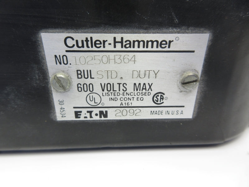 CUTLER HAMMER 10250H364 600V UNMP