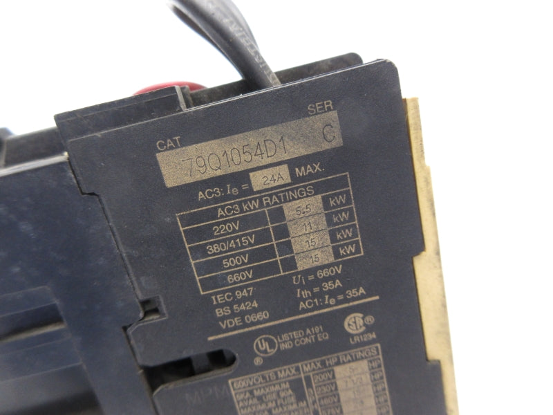 ALLEN BRADLEY 79Q1054D1 SER. C 110/120V 24A UNMP