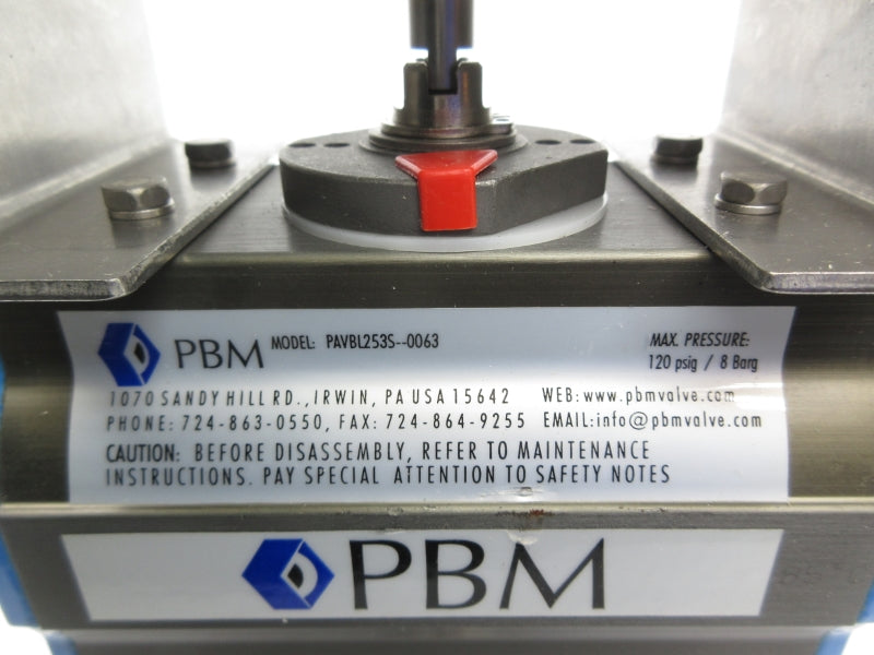 PBM PAVBL253S-0063 120PSI NSNP