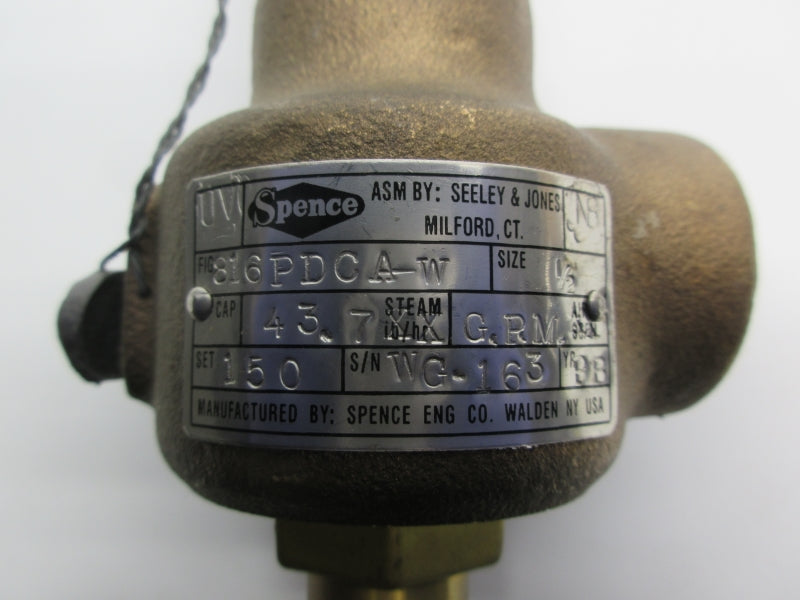 SPENCE 816PDCA-W 1/2" NSNP