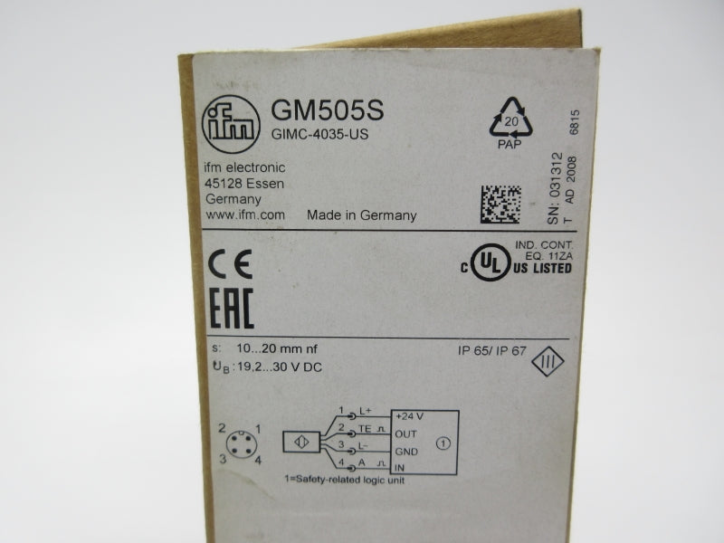 IFM EFECTOR GIMC-4035-US GM505S 19.2-30VDC NSMP