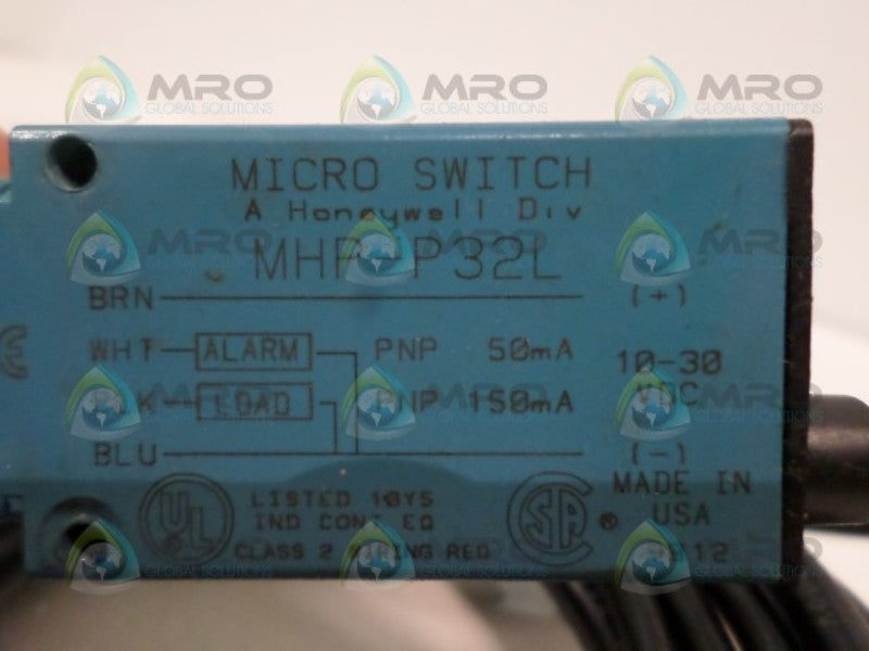 MICRO SWITCH MHP-P32L PHOTOELECTRIC SENSOR  NSNP