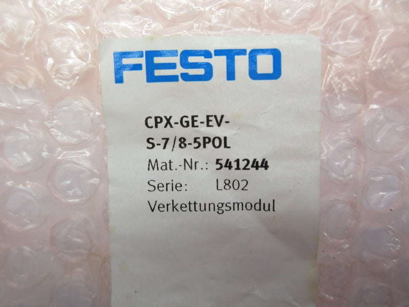 FESTO CPX-GE-EV-S-7/8-5POL 541244 NSMP