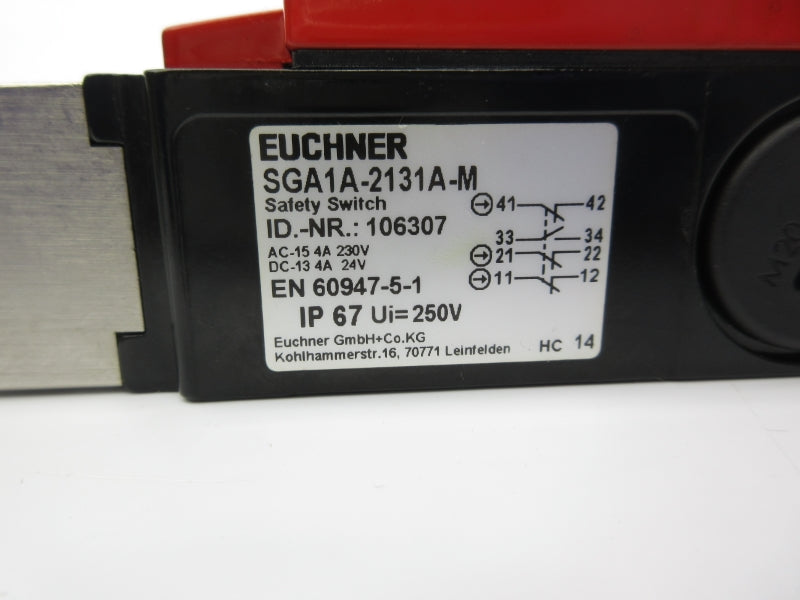 EUCHNER SGA1A-2131A-M 230VAC 4A NSNP