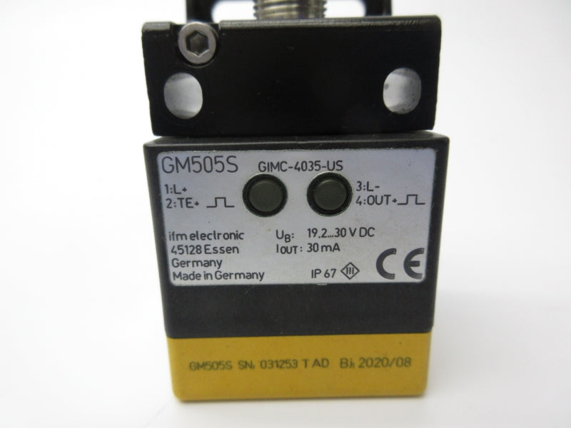 IFM EFECTOR GIMC-4035-US GM505S 19.2-30VDC NSNP