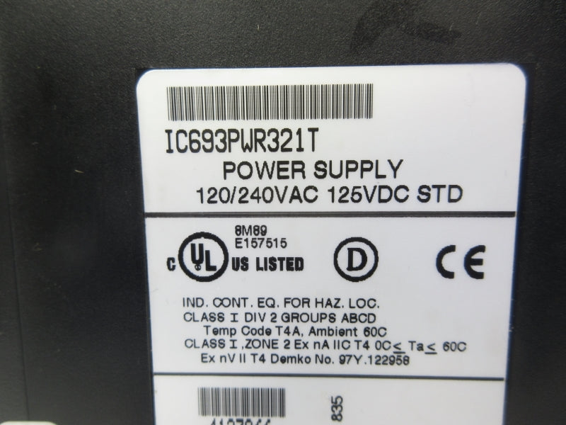 FANUC IC693PWR321T 120/240VAC NSNP