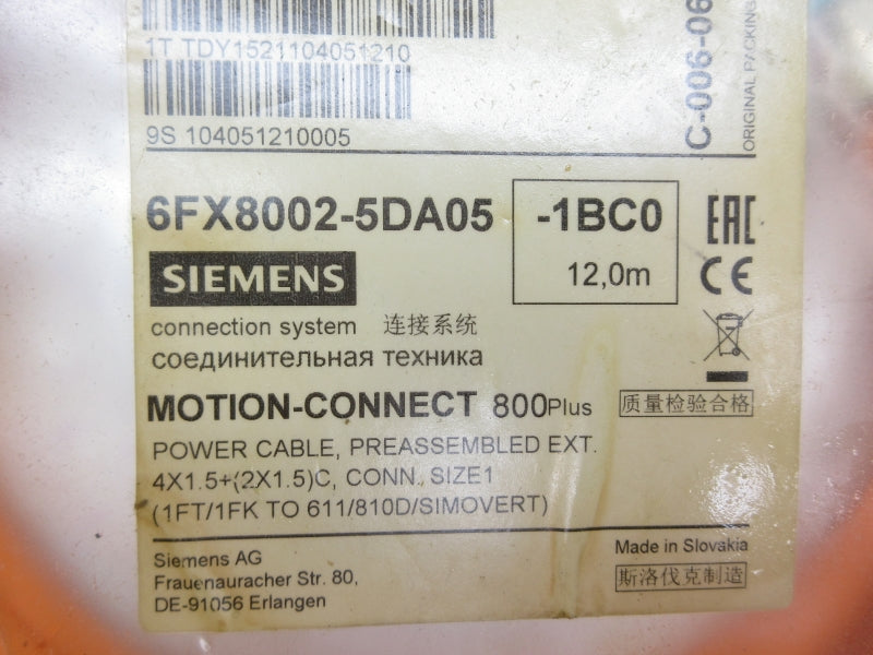 SIEMENS 6FX8002-5DA05-1BC0 NSMP