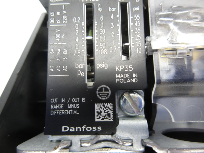 DANFOSS KP35 220V 10A 6-108PSI NSNP