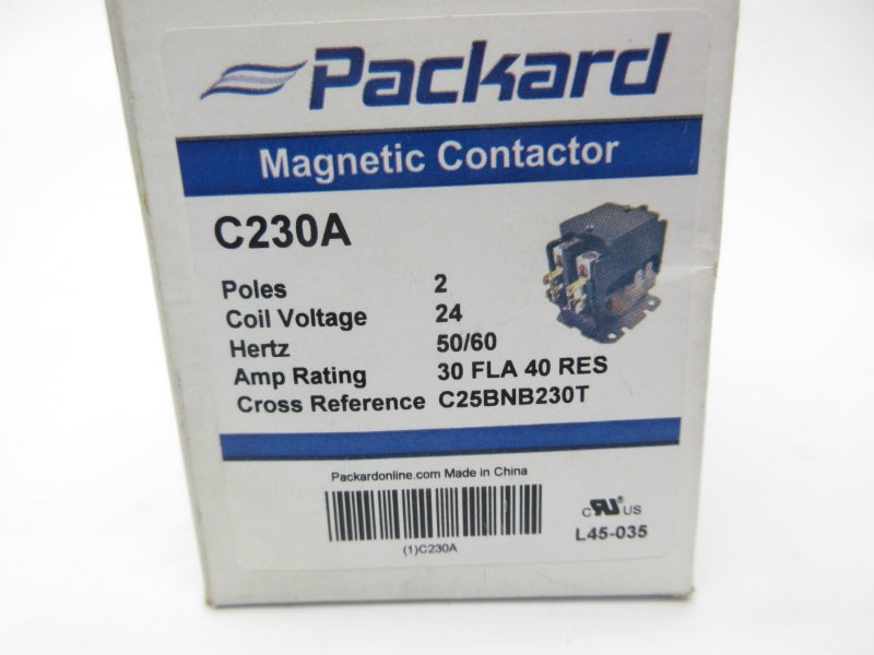 PACKARD C230A 24VAC 30A NSMP