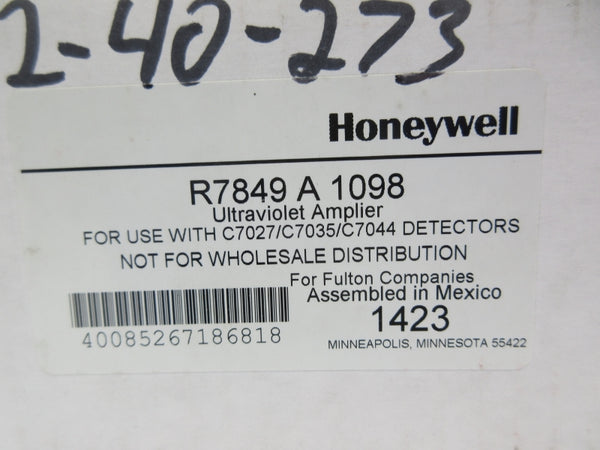 HONEYWELL R7849A1098 1.25VDC 2/3S NSMP